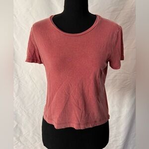 Zara Off Red T Shirt in Small